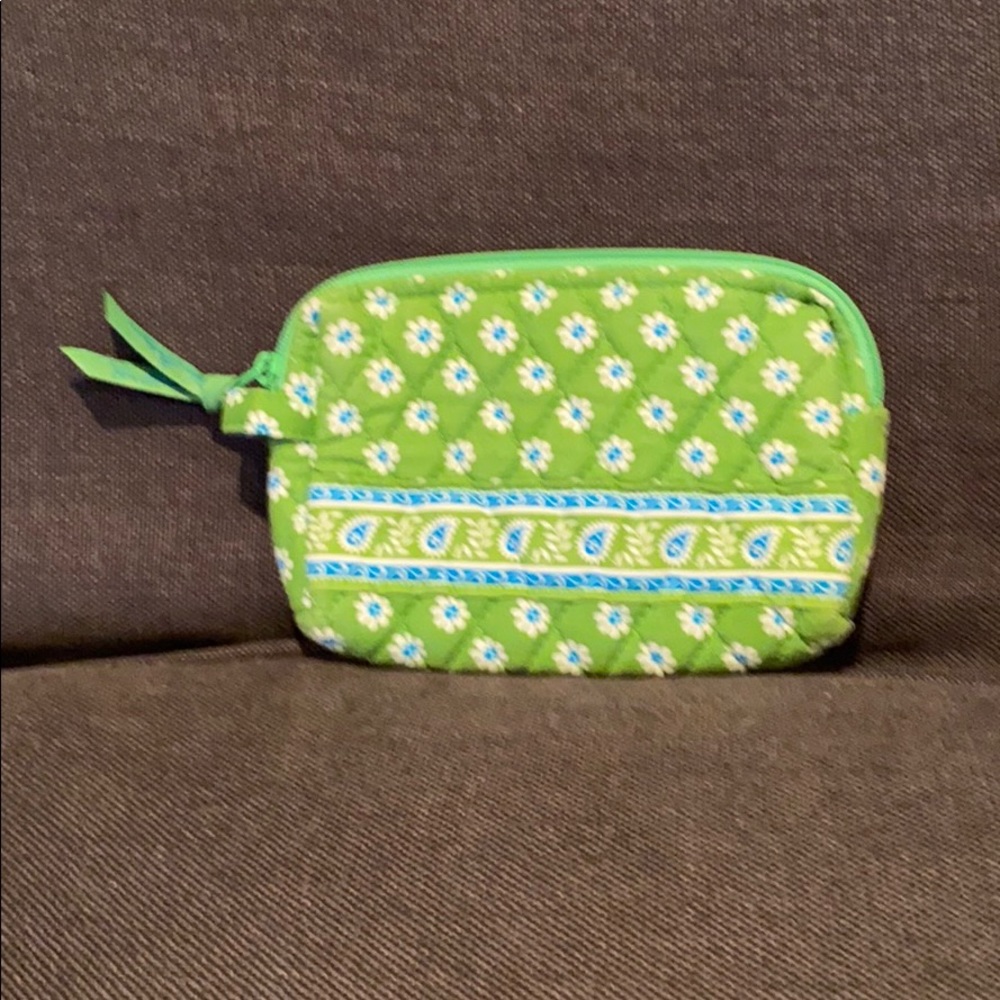Vera Bradley quilted cosmetic bag